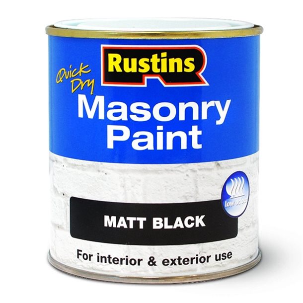 2. Rustins Masonry Paint Black